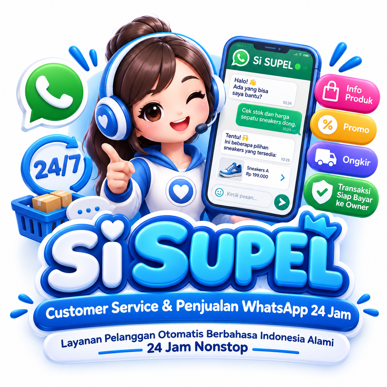 Si Supel - Asisten AI CS & Penjualan WhatsApp